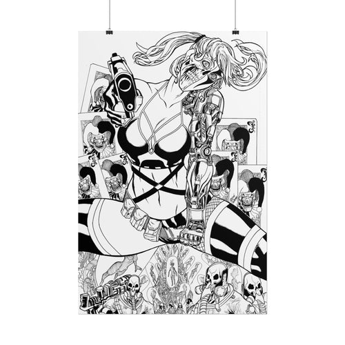 Andre Pinheiro ‘Gotcha Bitch!’ 24 x 36 Inch Vertical Poster