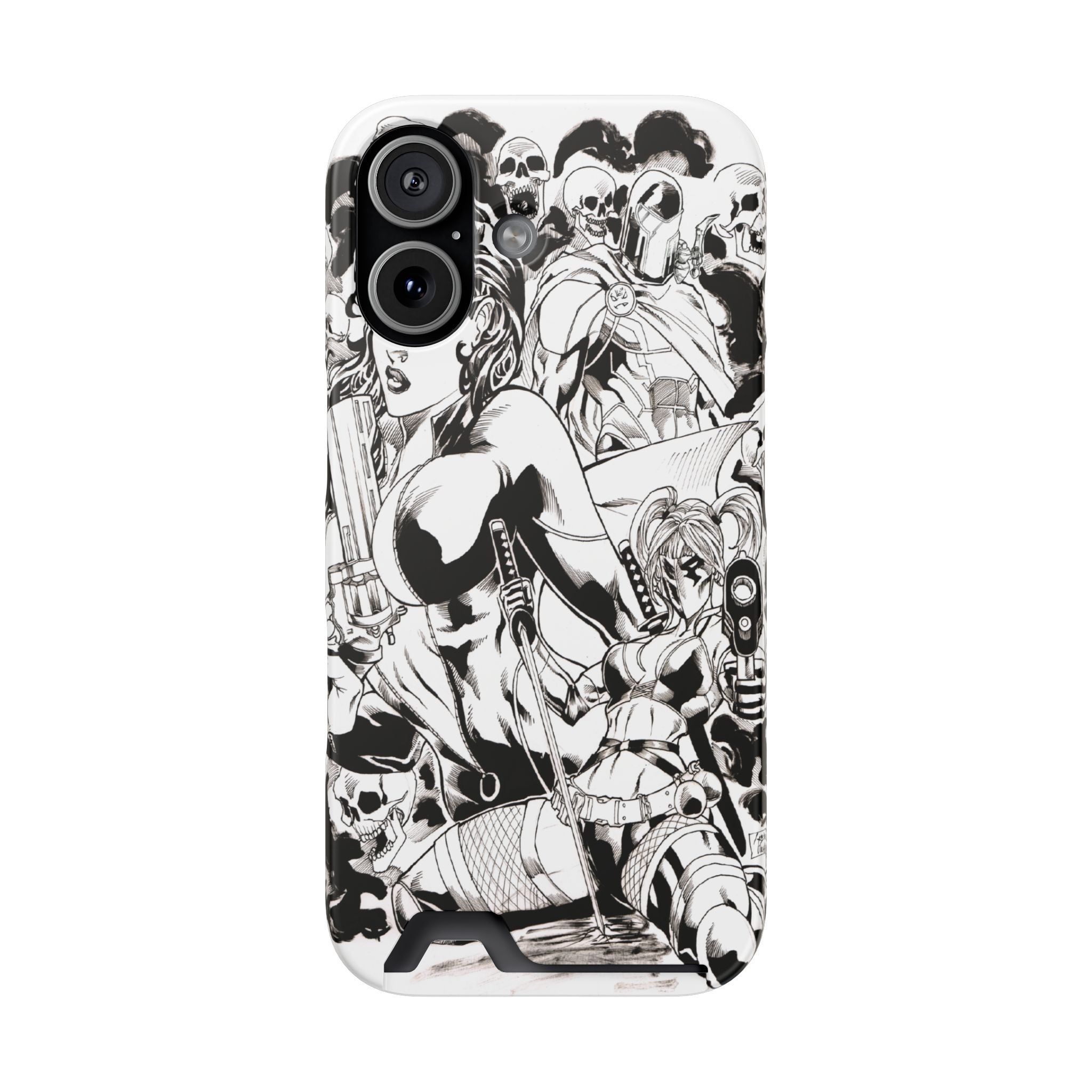 Andre Pinheiro 'Da S.H.I.T.T.' iPhone 17 Card Holder Phone Case