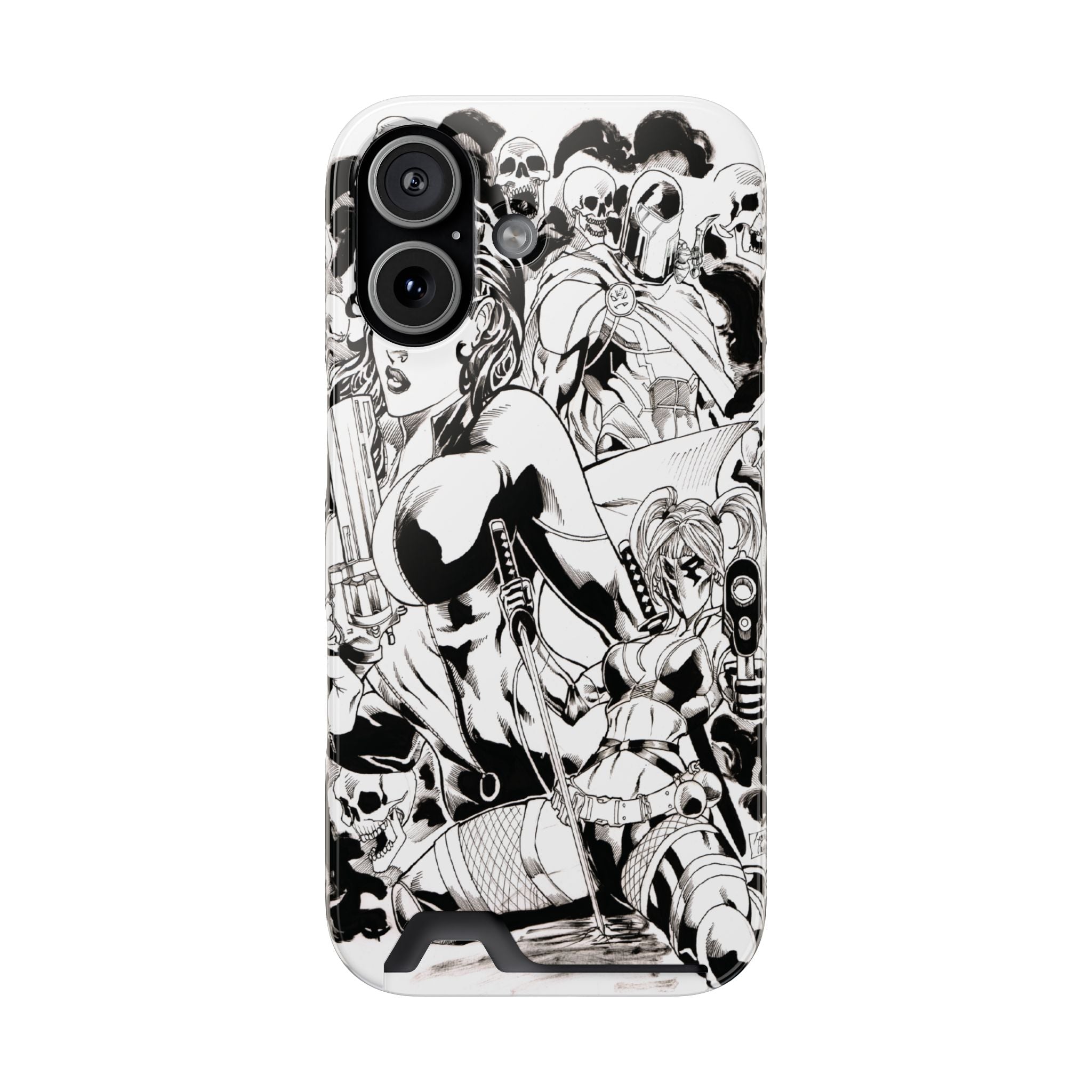 Andre Pinheiro 'Da S.H.I.T.T.' iPhone 17 Card Holder Phone Case