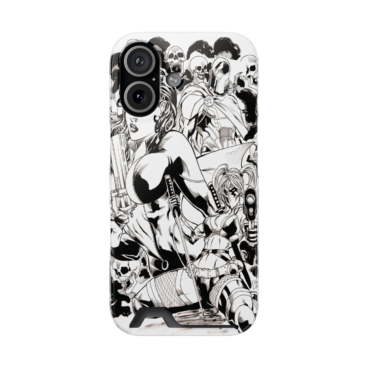 Andre Pinheiro 'Da S.H.I.T.T.' iPhone 17 Card Holder Phone Case