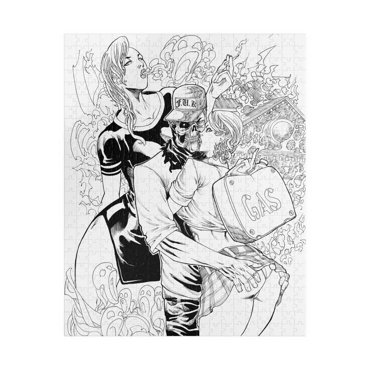 Andre Pinheiro “Fuckmore University” Art Puzzle
