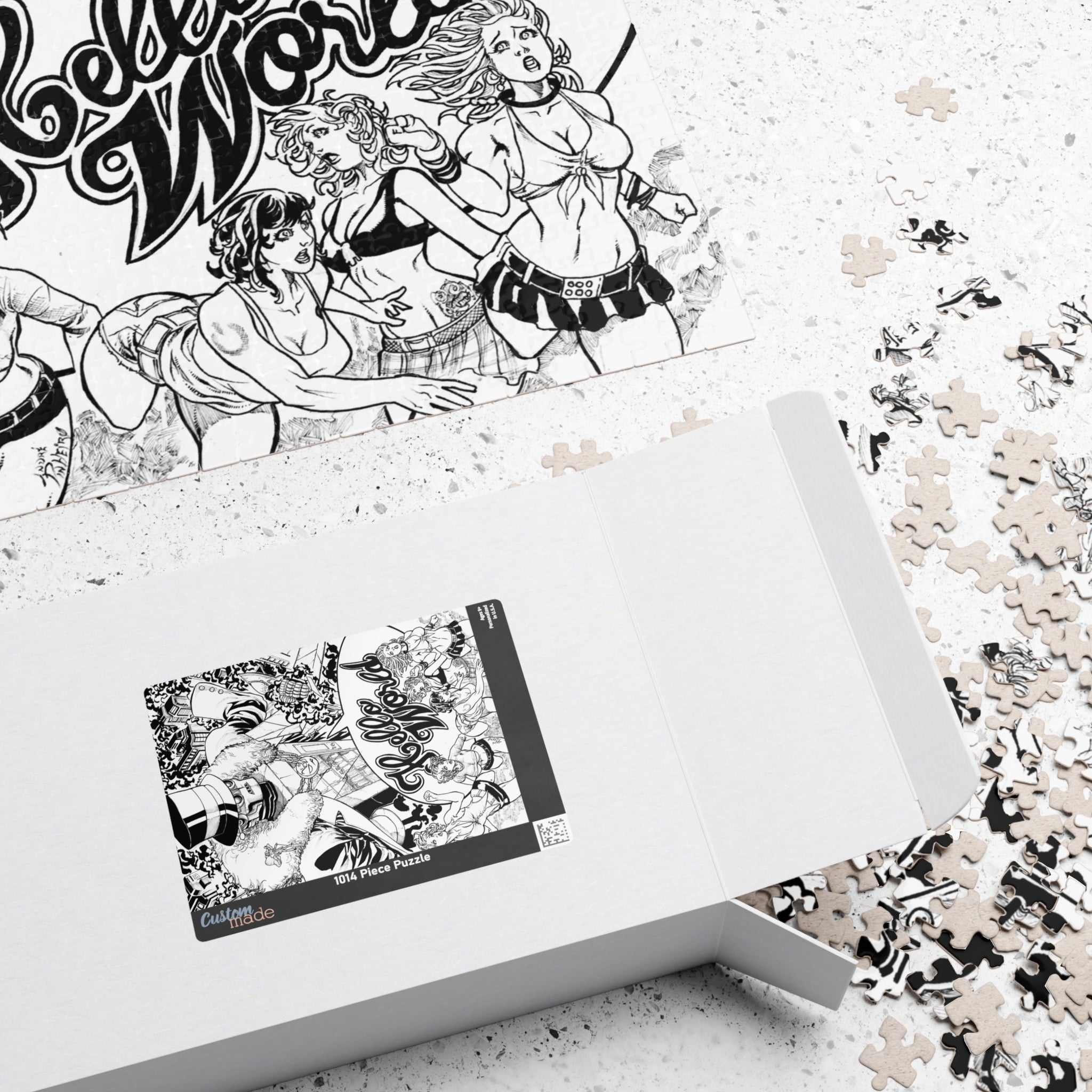 Illustration Puzzle — Hello World (110/252/520/1014 pcs)