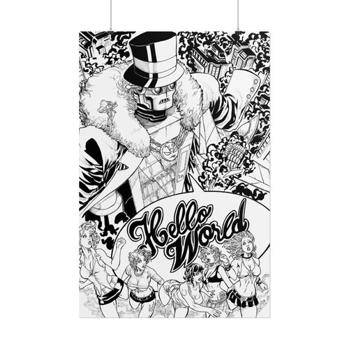 Andre Pinheiro ‘Hello World’ 24 x 36 Inch Vertical Poster