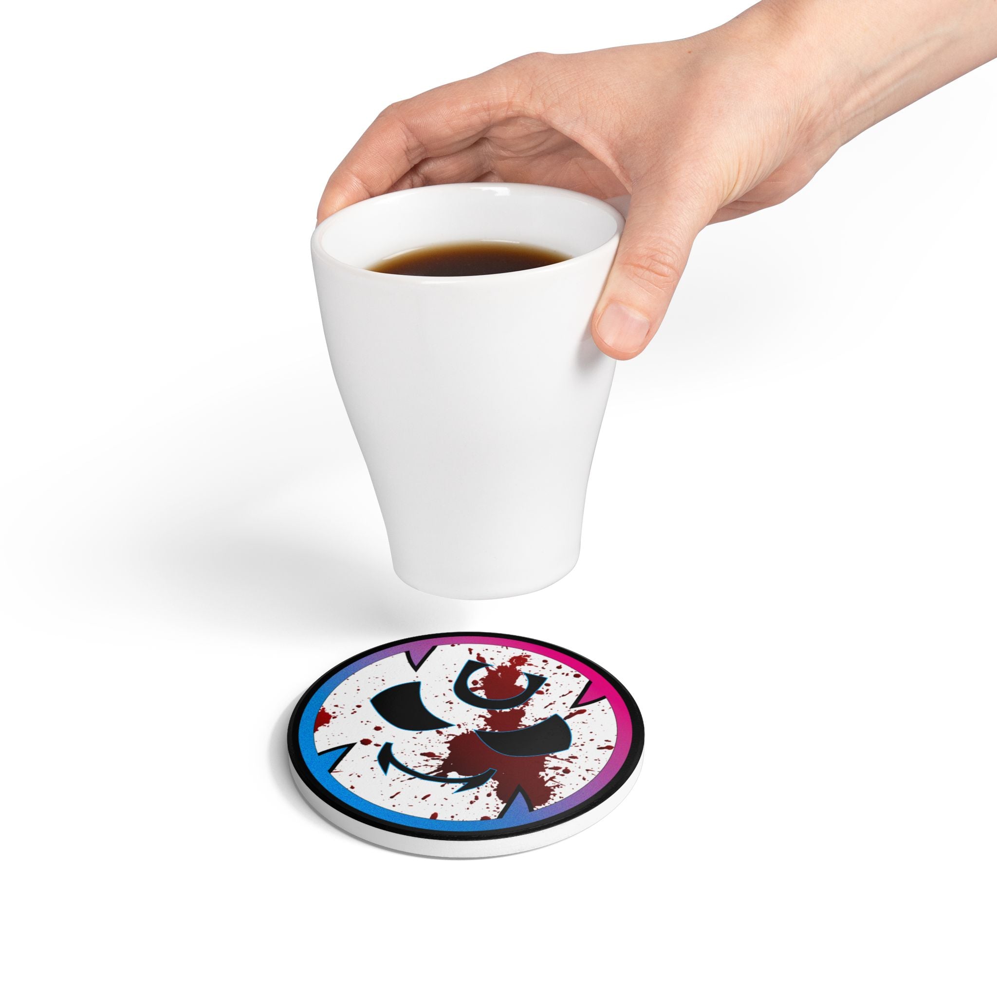 Ceramic Coaster — 'Monster #34'