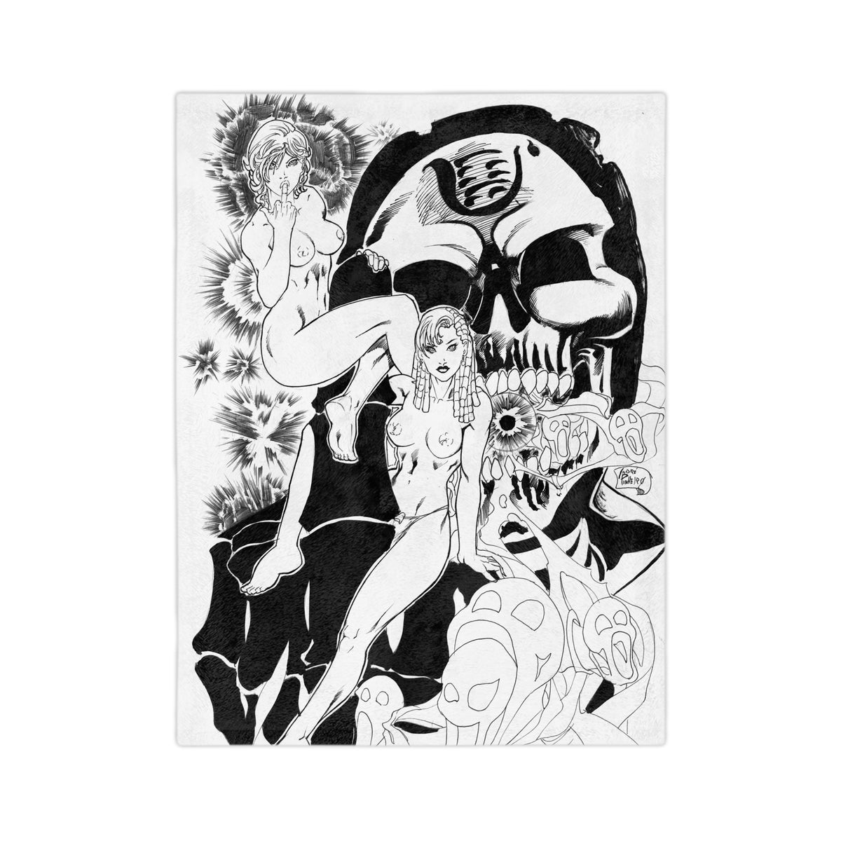 Andre Pinheiro ‘Have A Nice Day’ Velveteen Microfiber Blanket