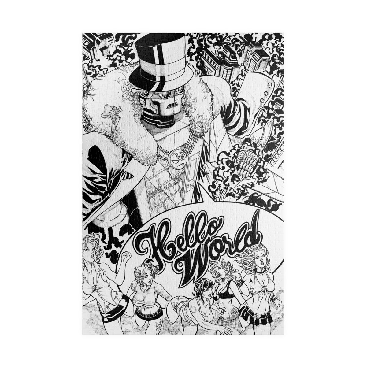 Andre Pinheiro “Hello World” Art Puzzle