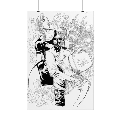 Andre Pinheiro ‘Fuckmore University’ 24 x 36 Inch Vertical Poster