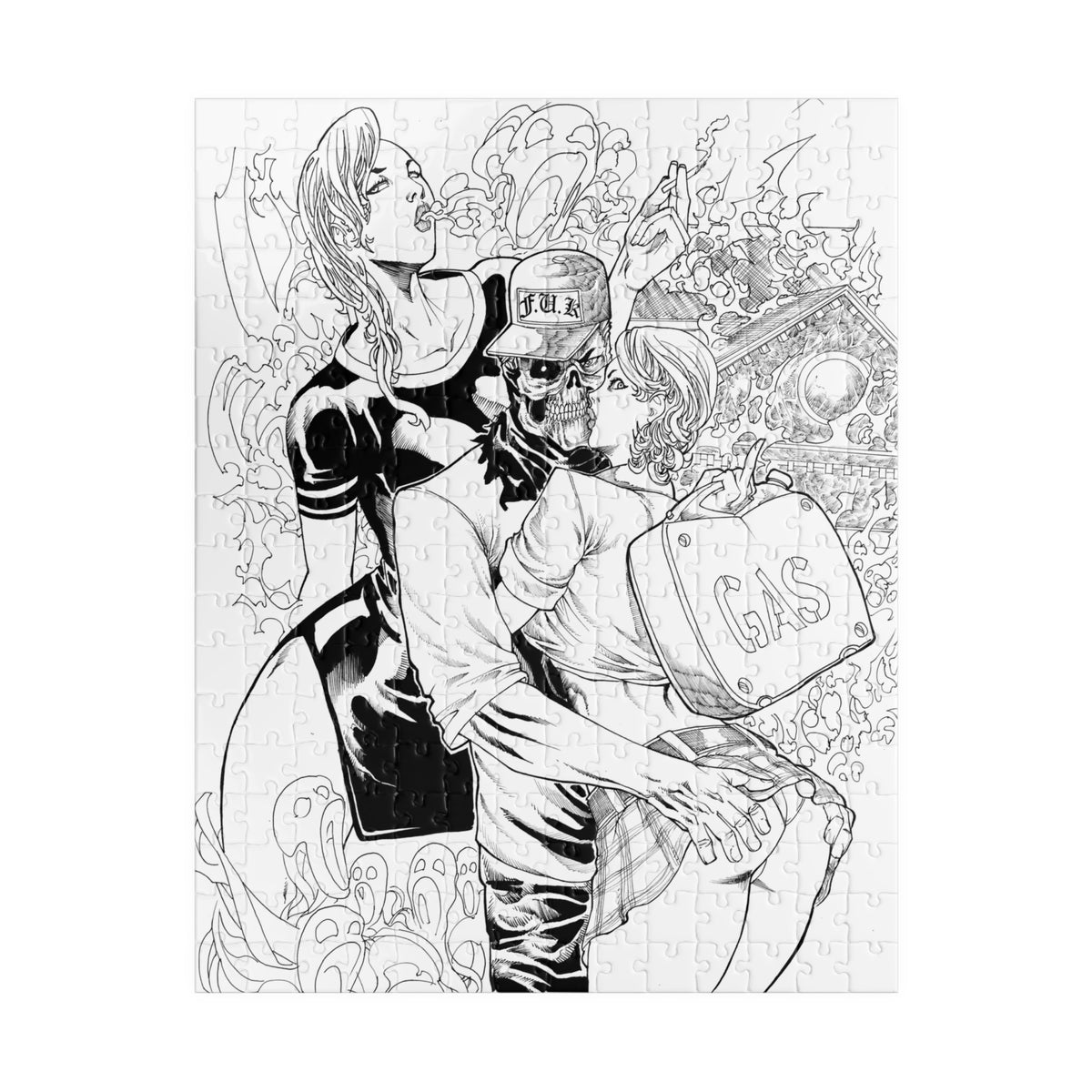 Andre Pinheiro “Fuckmore University” Art Puzzle