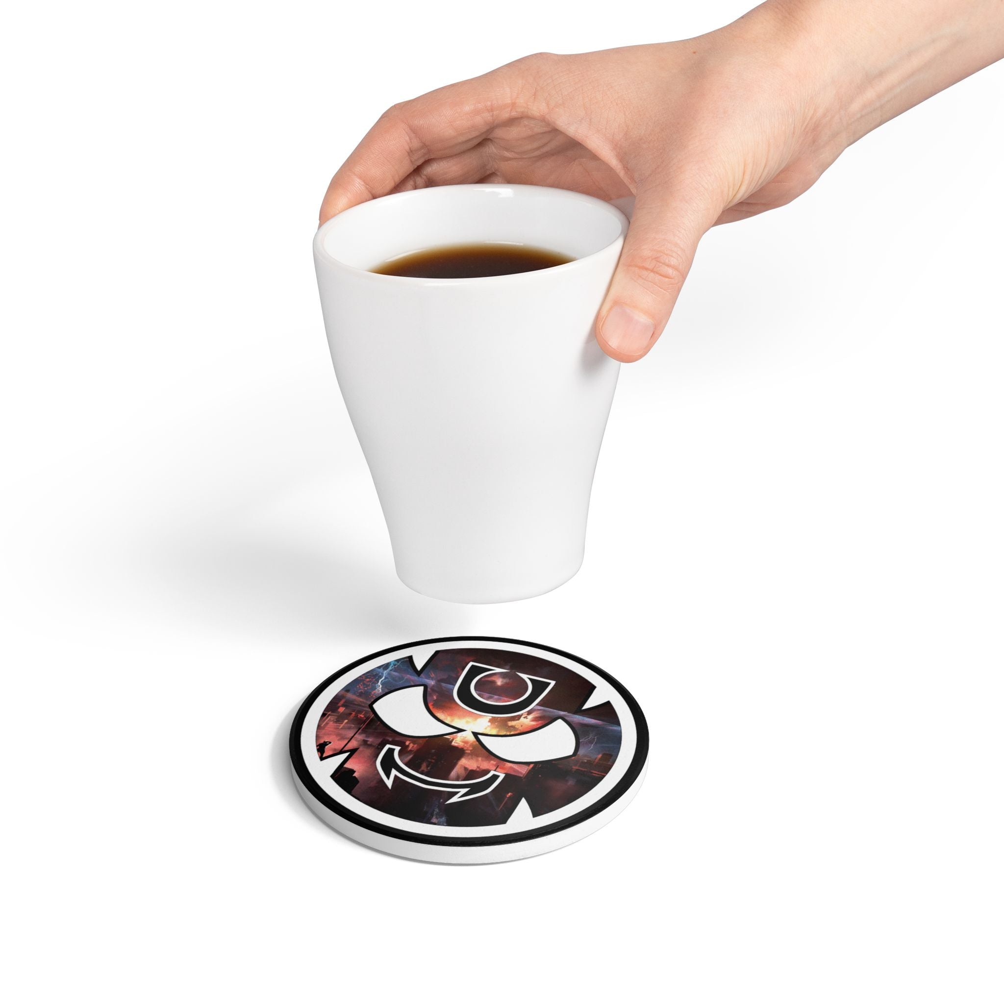 Ceramic Coaster — 'Monster #18'
