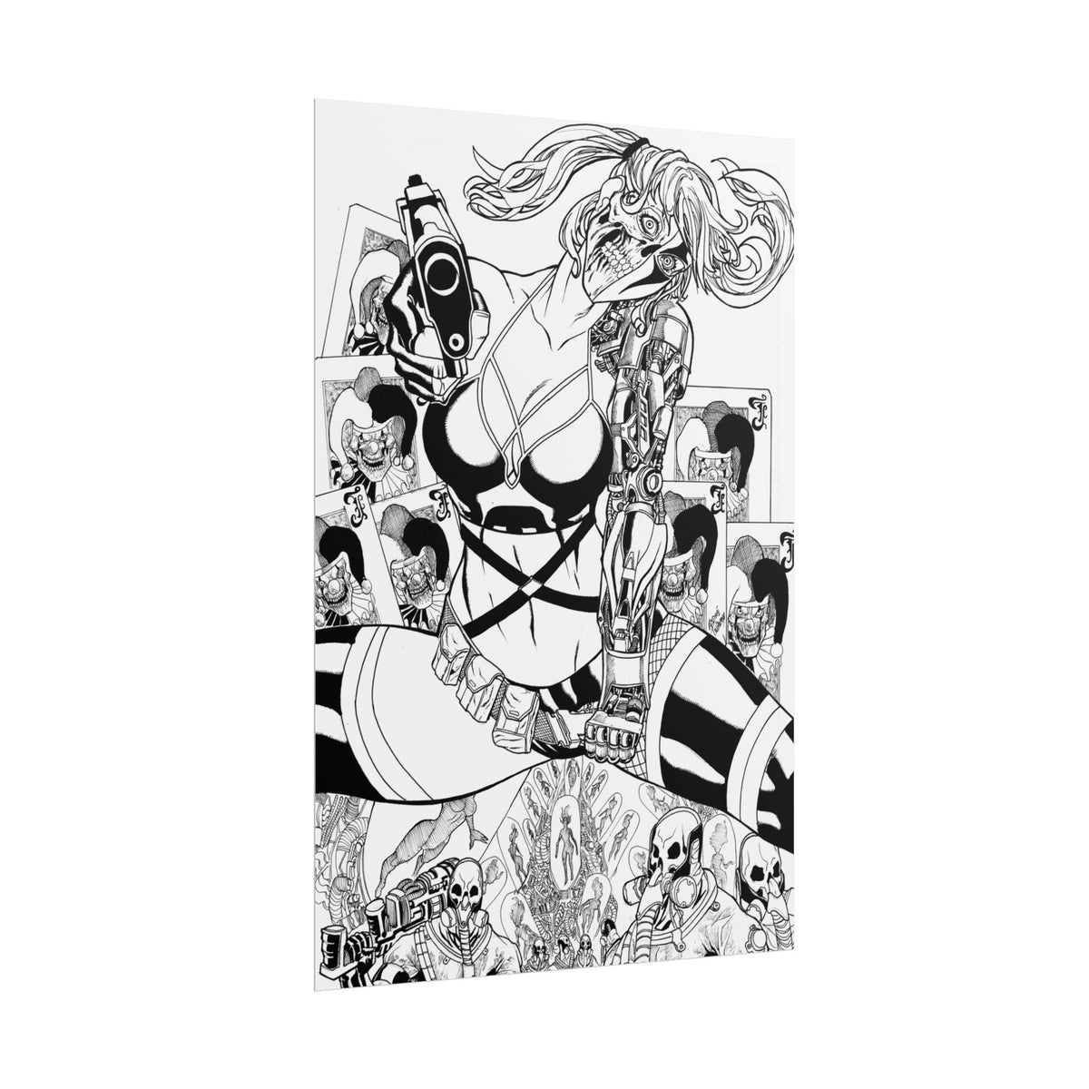 Andre Pinheiro ‘Gotcha Bitch!’ 24 x 36 Inch Vertical Poster