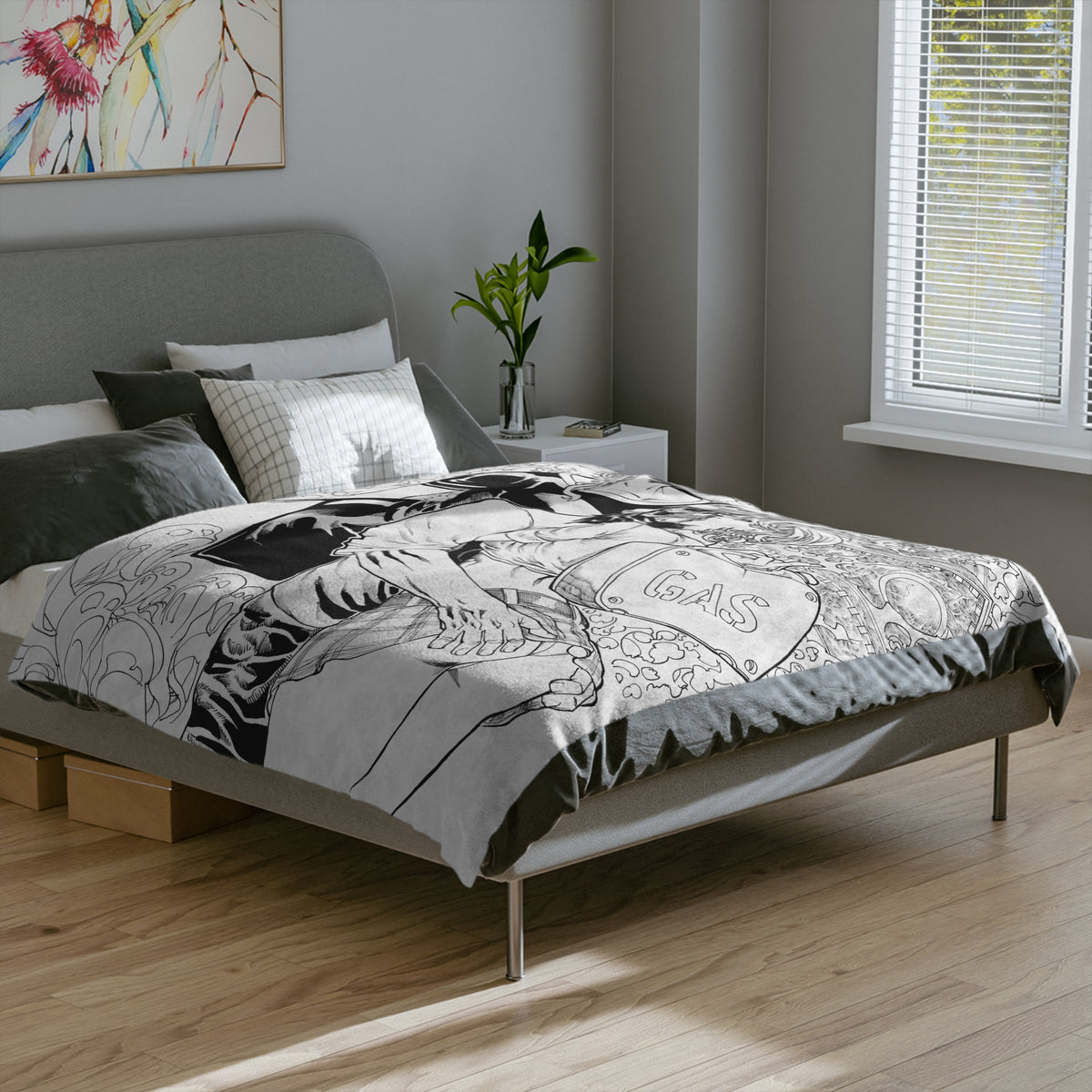 Andre Pinheiro ‘Fuckmore University’ Velveteen Microfiber Blanket